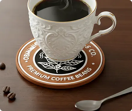 pvc coasters