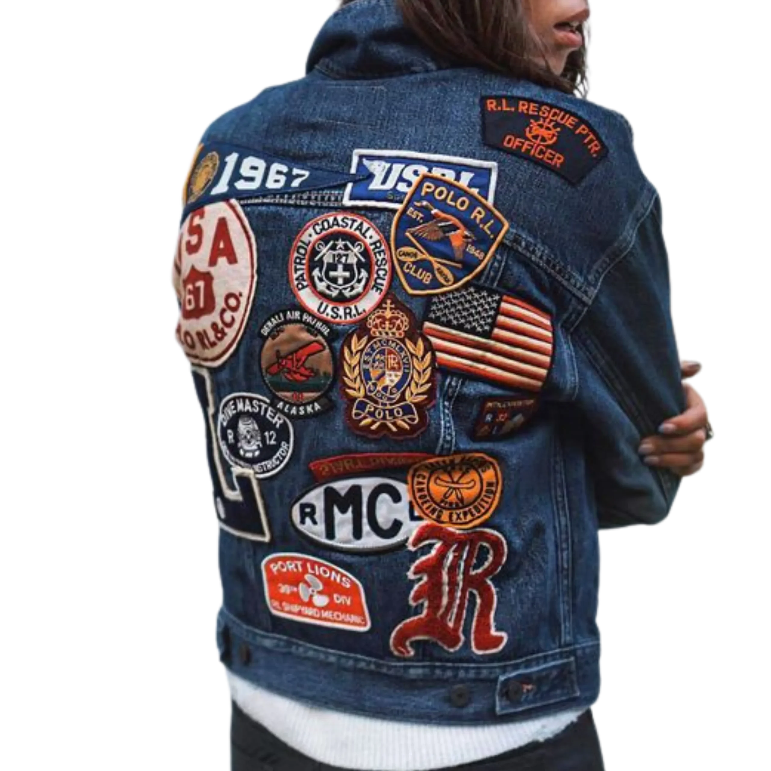 Custom denim patches